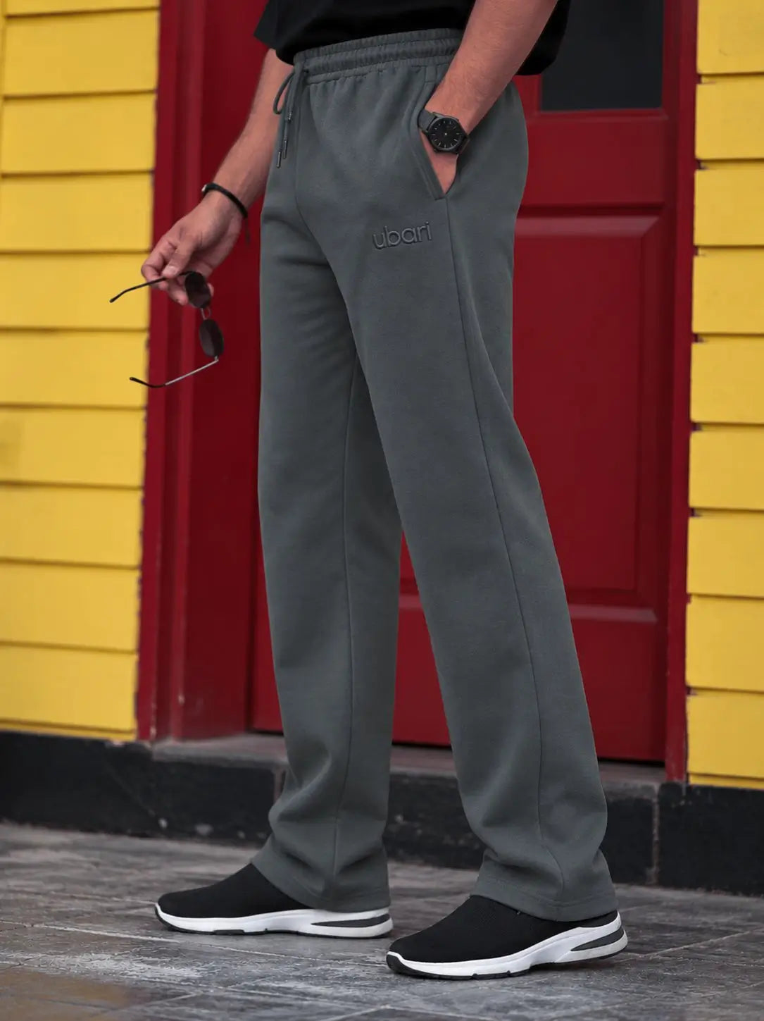 Gray Red Jogger
