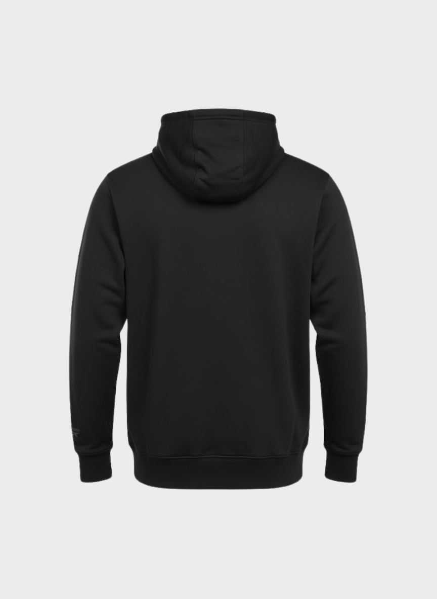 Reebok Black HD Printed hoodie