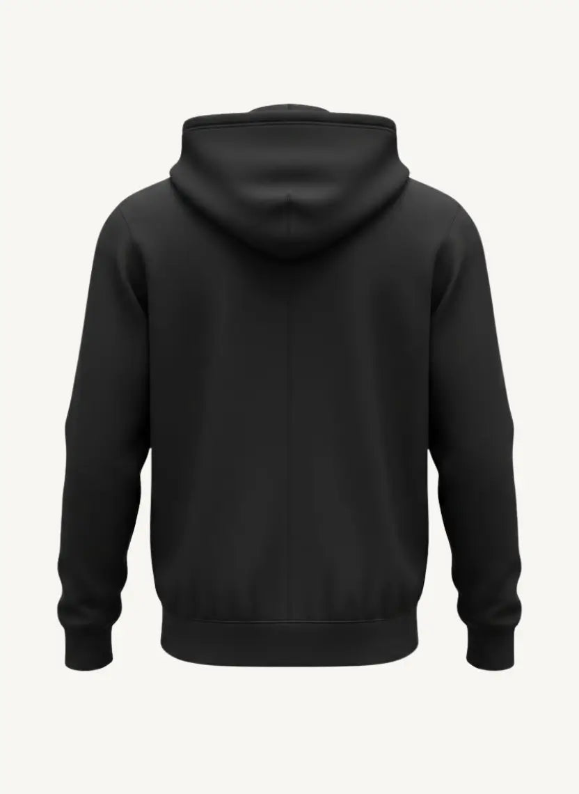 Black zipper Hoodie