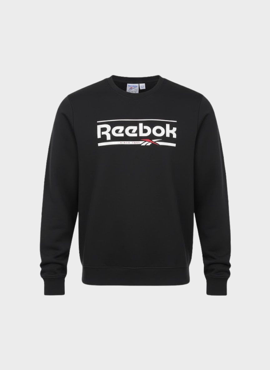 Reebok Black Sweatshirt HD Print