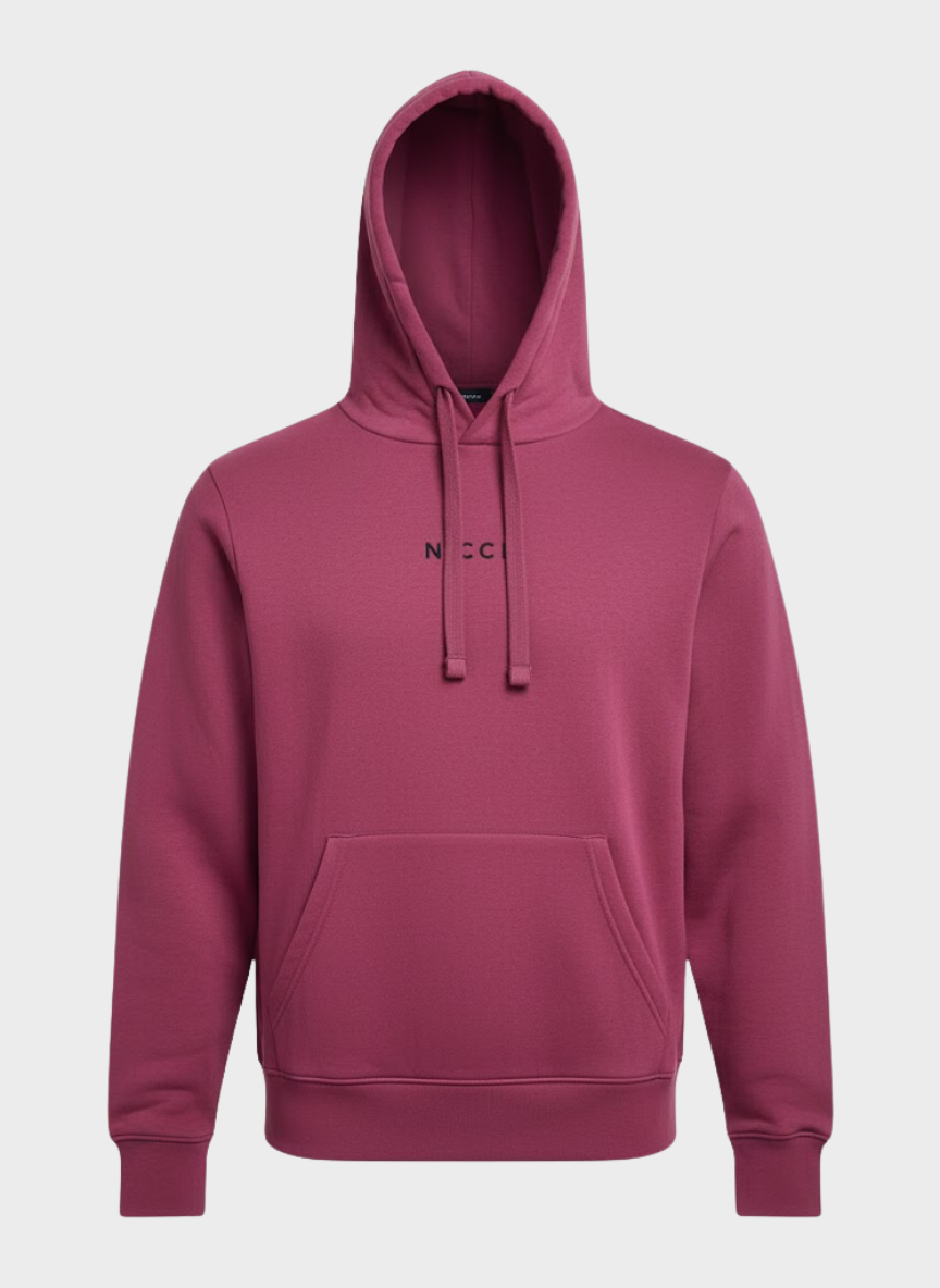 Nicce Dark Pink Hoodie