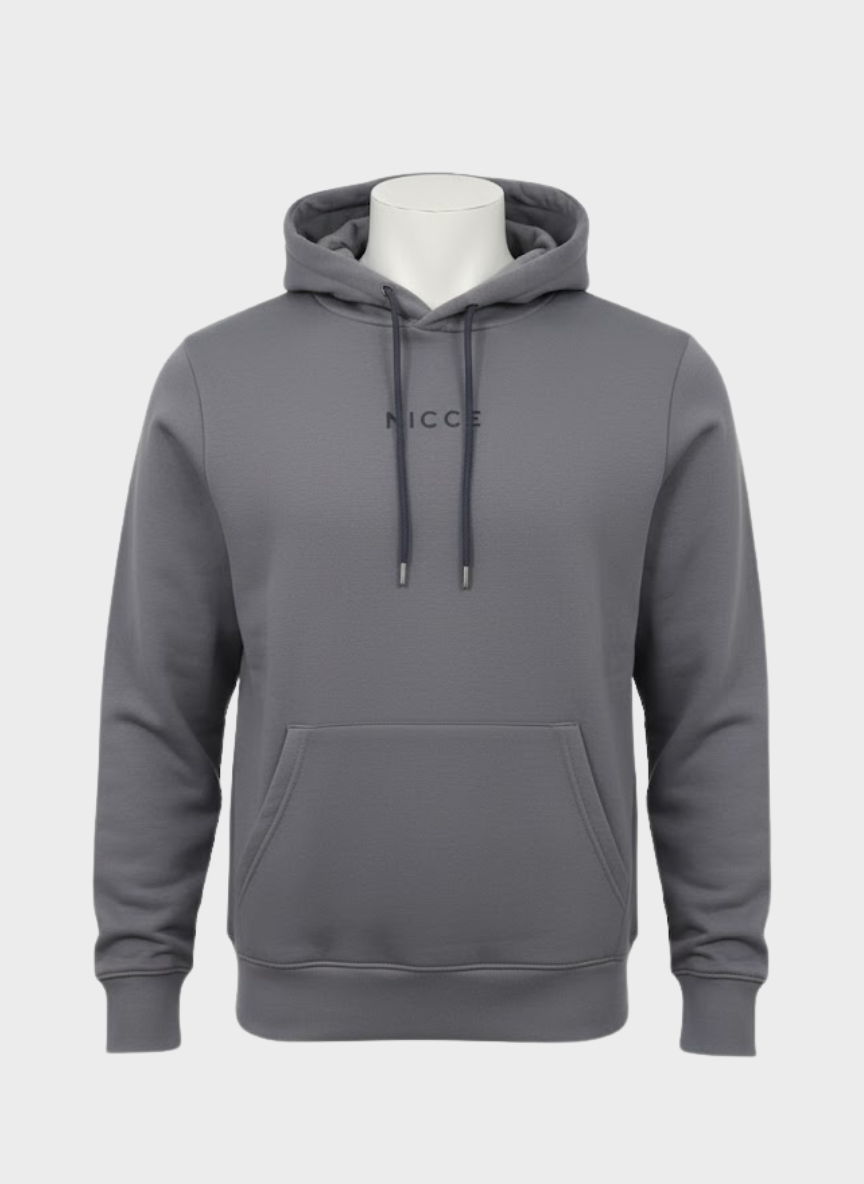 Nicce Mid Blue Hoodie