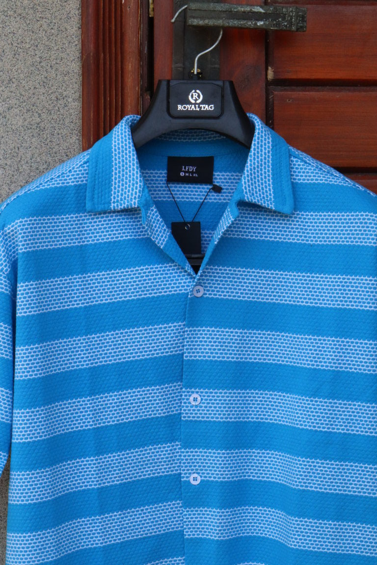 Azure Coast Popcorn Shirt