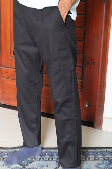 Black Cargo Trouser