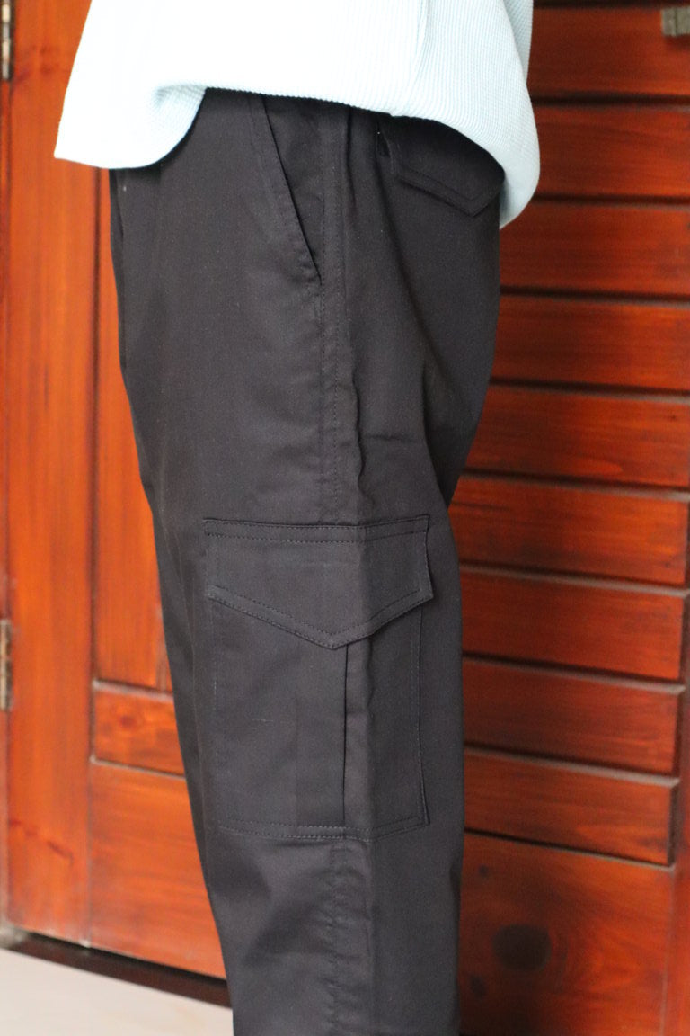 Black Cargo Trouser