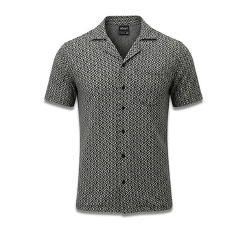 Geo Triangle Cuban Collar Shirt