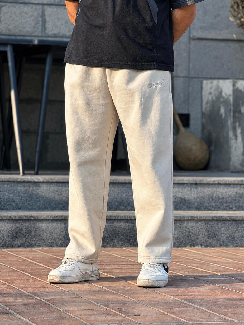Cream jogger