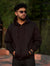 Black zipper Hoodie