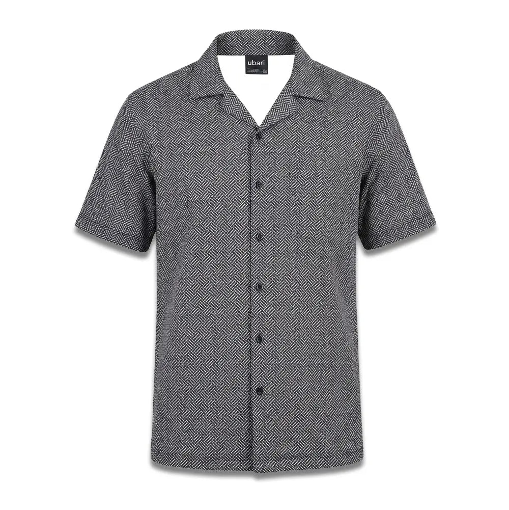 Graphite Wave Cuban Shirt