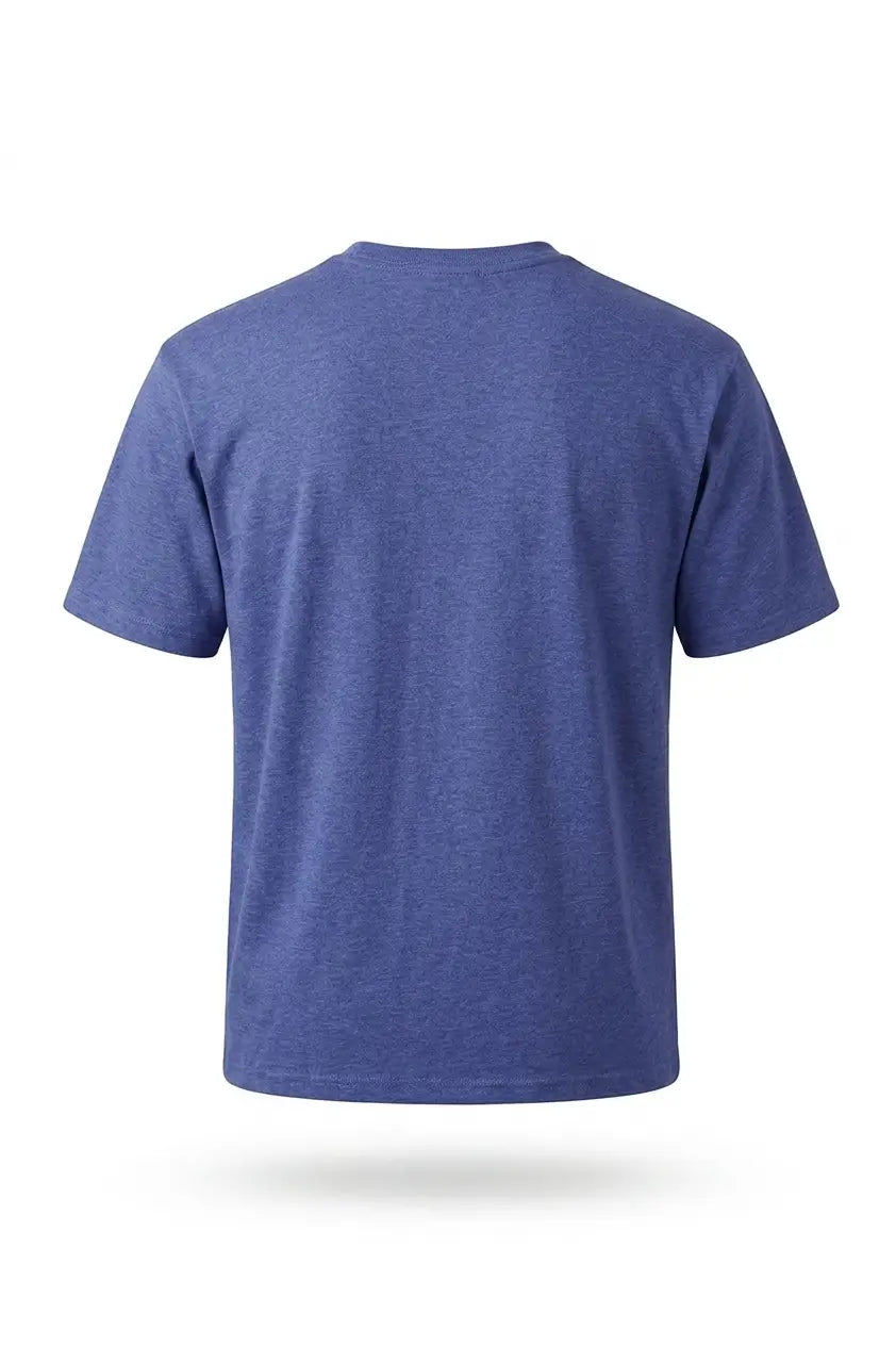 Sky Melange Drop Shoulder Tee